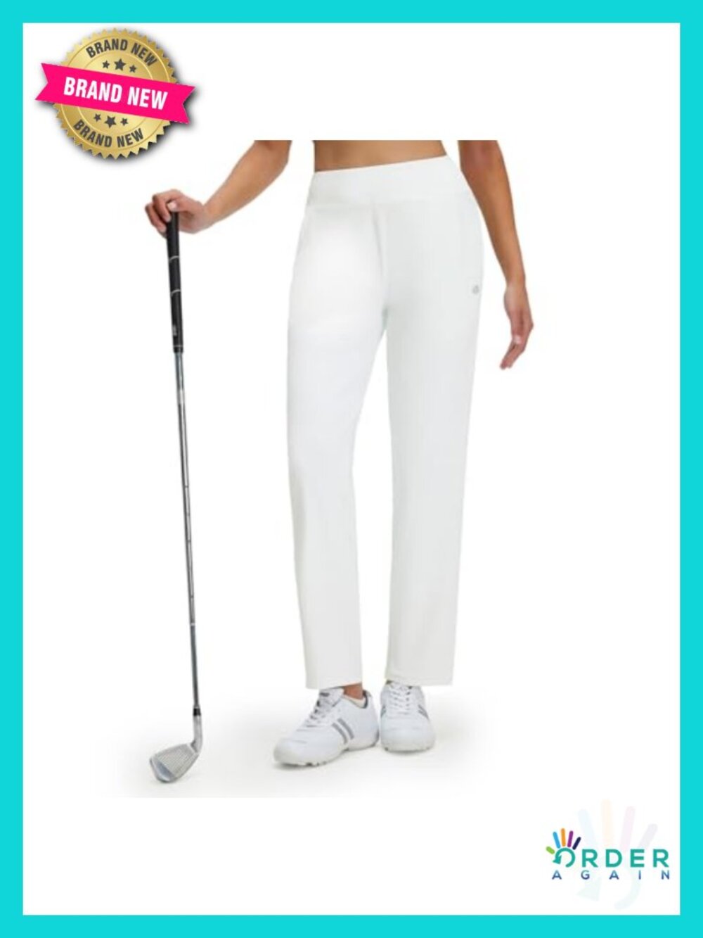 Women's Stretch Golf Pants with Pockets Wrinkle Free Business Casual Work Pants